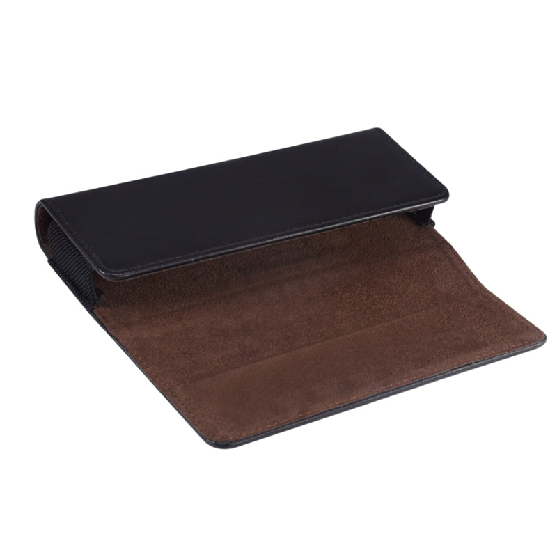 PU Leather Horizontal Holster for Universal Folding Phones, 16.8 x 8 x 2.5 Waist Belt Bag Carrying Phone Pouch