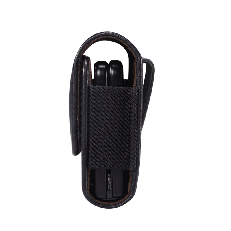 PU Leather Horizontal Holster for Universal Folding Phones, 16.8 x 8 x 2.5 Waist Belt Bag Carrying Phone Pouch