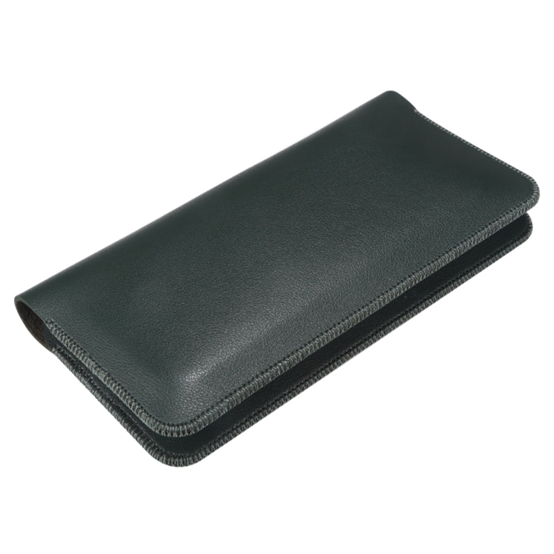 19x10x0.7cm Cell Phone Wallet PU Leather Clutch Bag Card Holder Storage Bag for 5.5-6 inch Mobile Phone, Size L