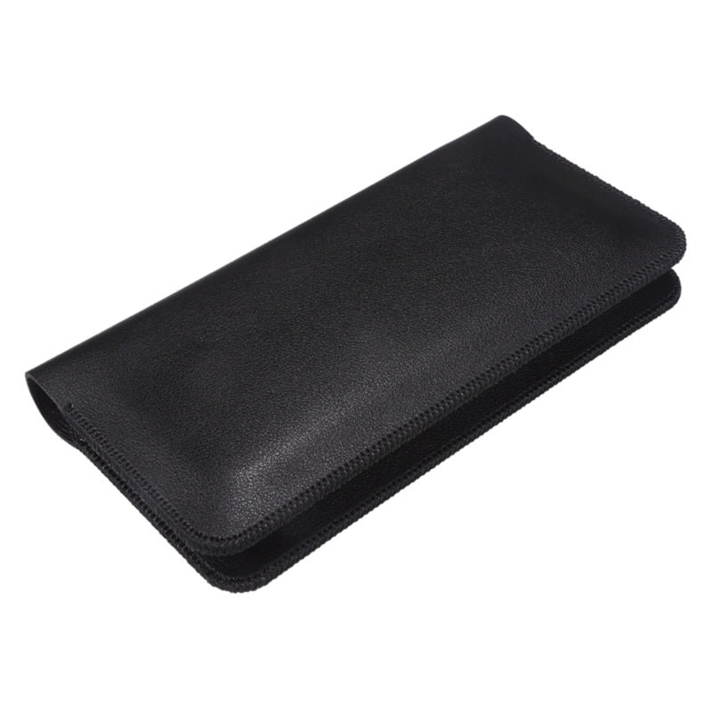 19x10x0.7cm Cell Phone Wallet PU Leather Clutch Bag Card Holder Storage Bag for 5.5-6 inch Mobile Phone, Size L