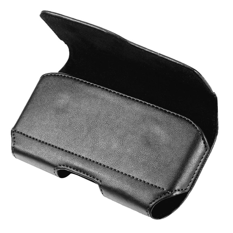 Horizontal Phone Belt Bag Shockproof PU Leather Waist Pouch for Universal Cell Phones