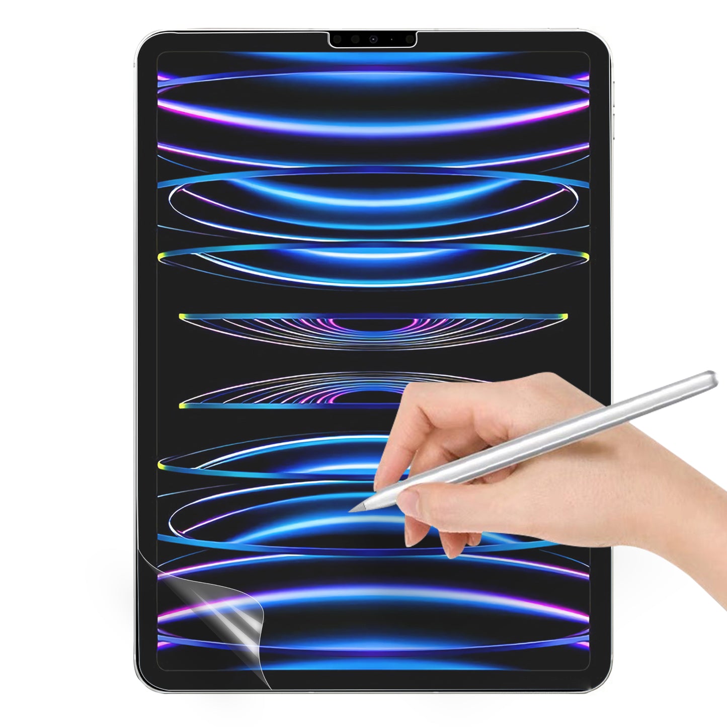For iPad Air (2022) / (2020) / iPad Pro 11 (2018) / (2020) / (2021) / (2022) Paper-like Screen Protector 180-Degree Anti-spy Matte PET Tablet Film