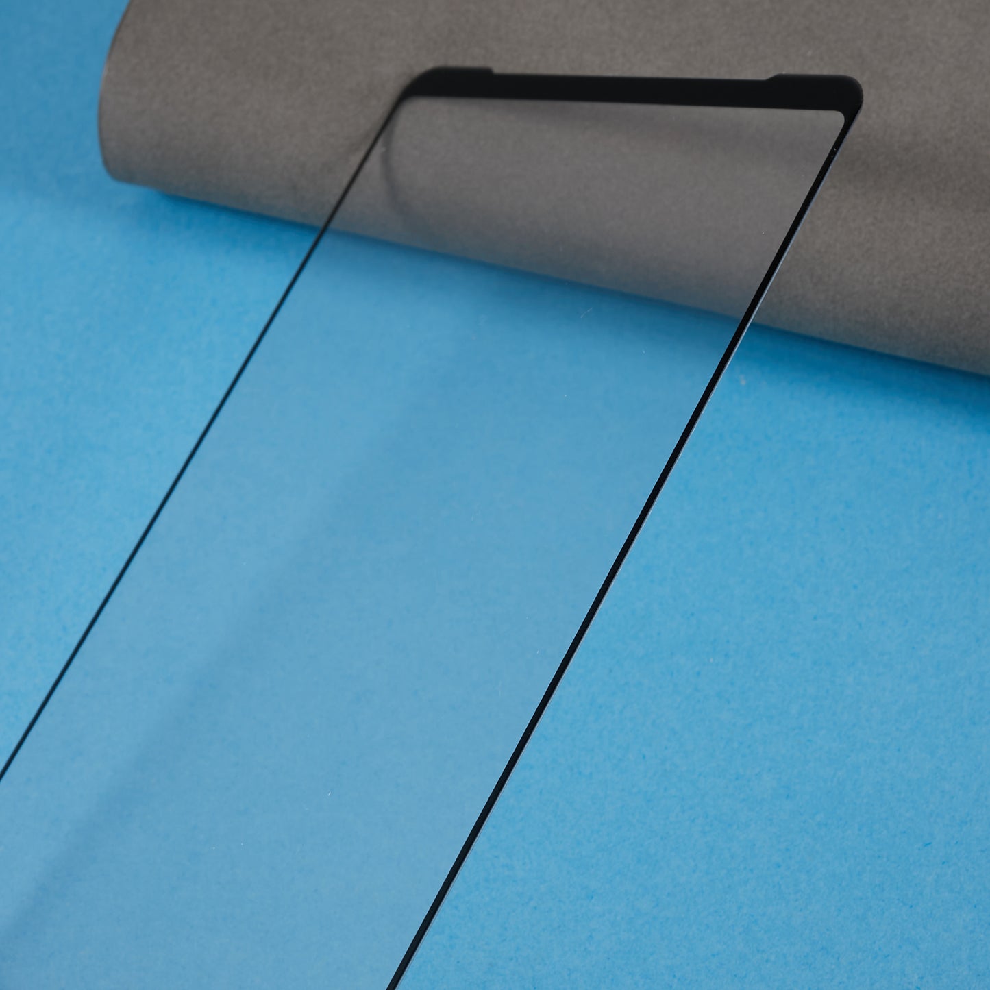 For Sony Xperia 1 V Silk Printing Full Glue Phone Screen Protector Tempered Glass Black Edge Screen Film