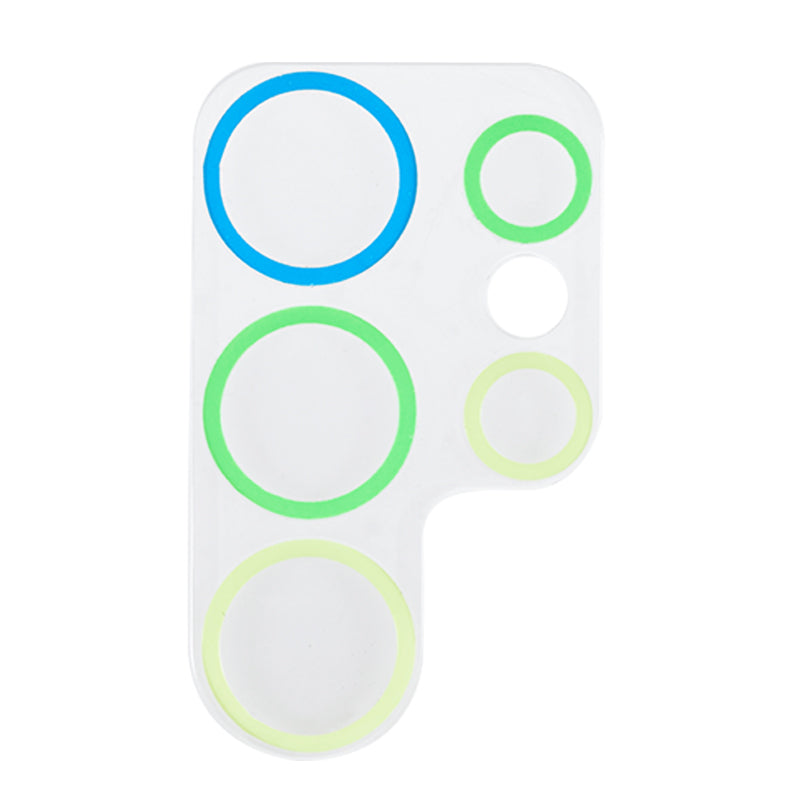 MKADI For Samsung Galaxy S23 Ultra Luminous Tempered Glass Camera Lens Protector Anti-scratch Film