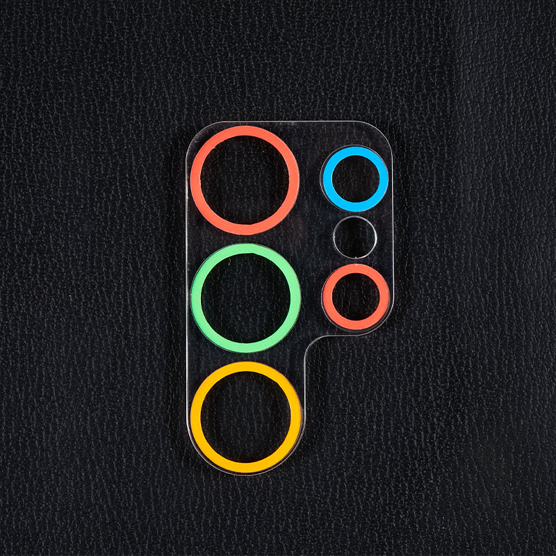 MKADI For Samsung Galaxy S23 Ultra Luminous Tempered Glass Camera Lens Protector Anti-scratch Film