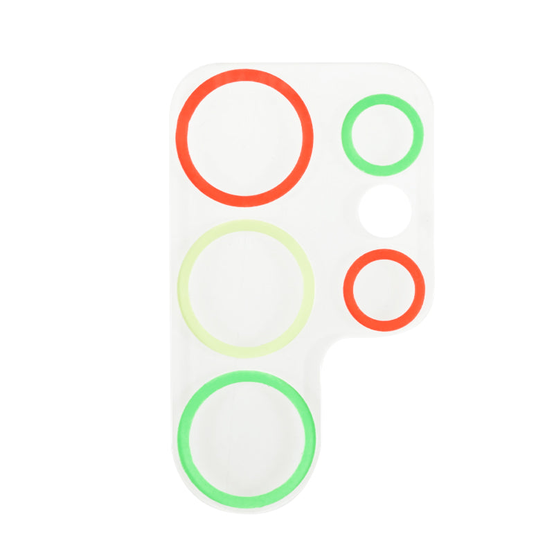 MKADI For Samsung Galaxy S23 Ultra Luminous Tempered Glass Camera Lens Protector Anti-scratch Film