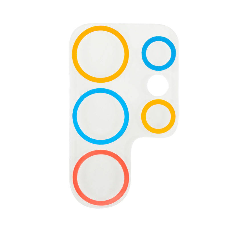 MKADI For Samsung Galaxy S23 Ultra Luminous Tempered Glass Camera Lens Protector Anti-scratch Film