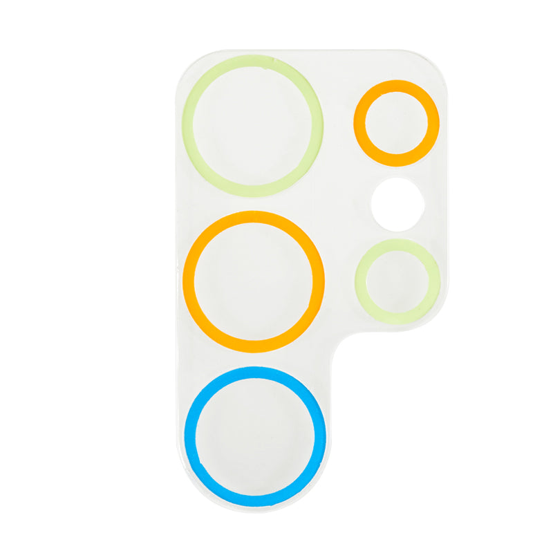 MKADI For Samsung Galaxy S23 Ultra Luminous Tempered Glass Camera Lens Protector Anti-scratch Film