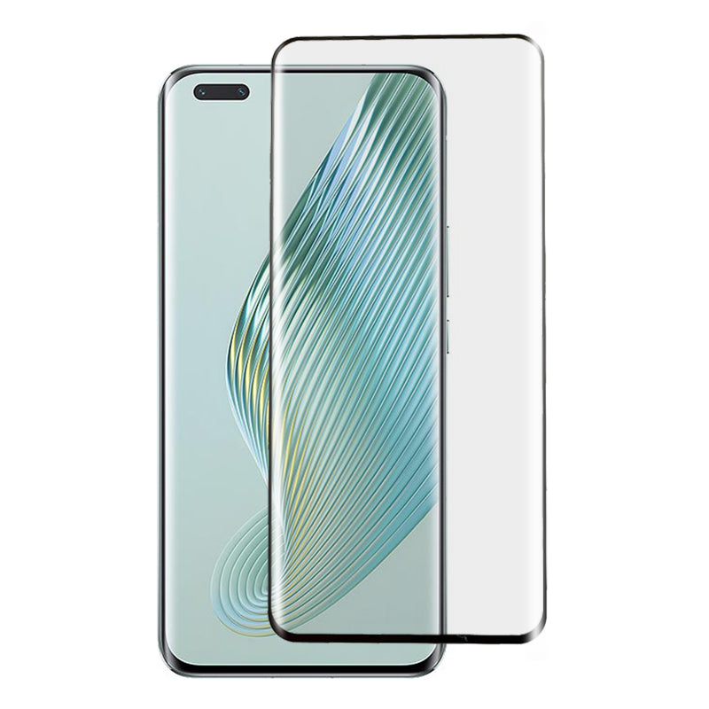 For Honor Magic5 Pro Tempered Glass Film 3D Curved Full Cover Side Glue Clear Screen Protector