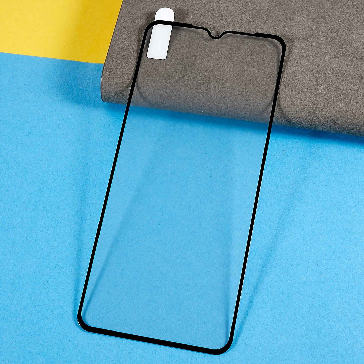 For Nokia C32 Phone Screen Protector Silk Printing Tempered Glass Full Glue Full Screen Film