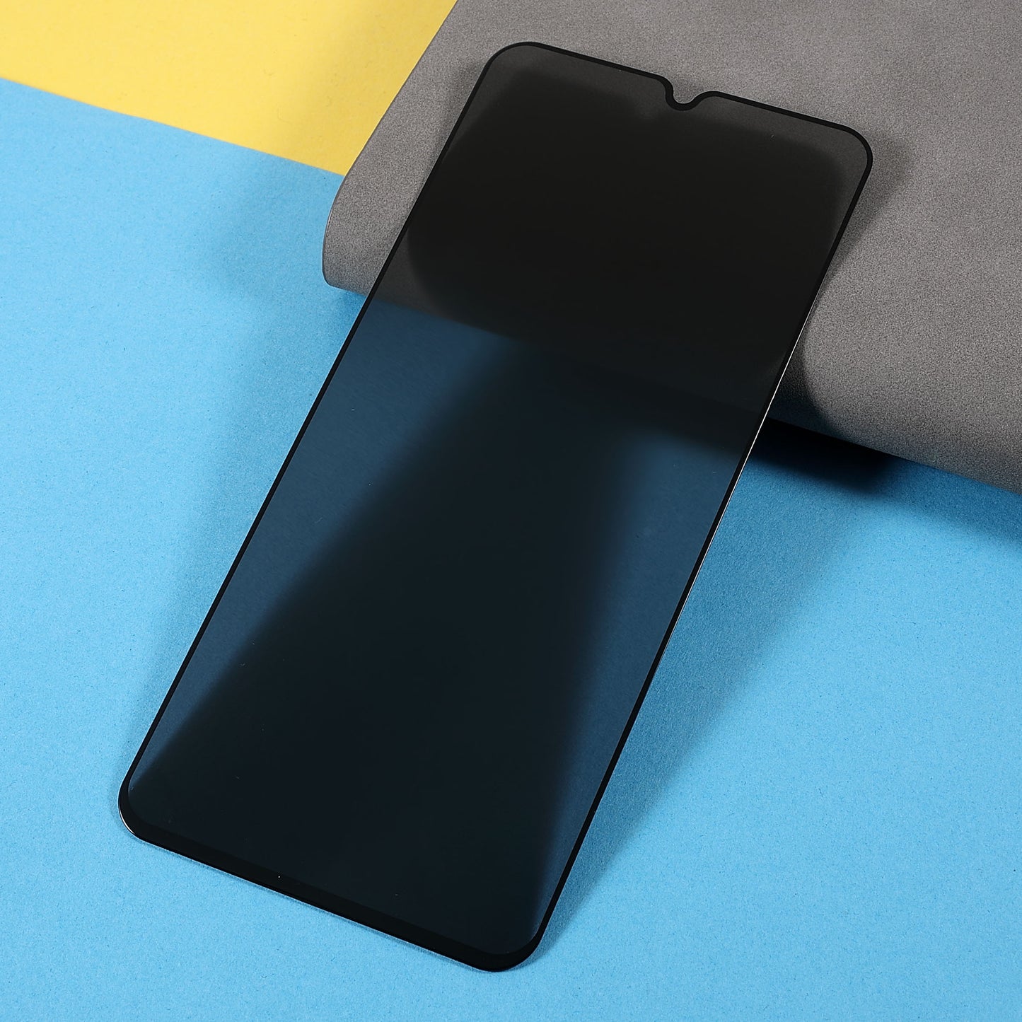 For Motorola Moto E13 4G Privacy Screen Protector Full Coverage Silk Printing Tempered Glass Film (Side Glue)