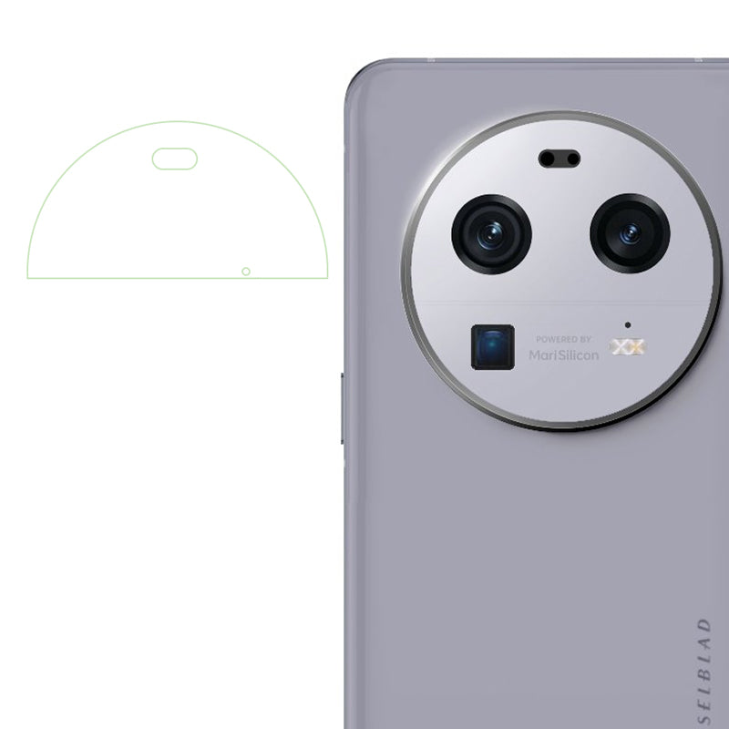 For Oppo Find X6 Pro Camera Lens Protector Corning Gorilla Glass 3D Arc Edge Phone Rear Lens Film