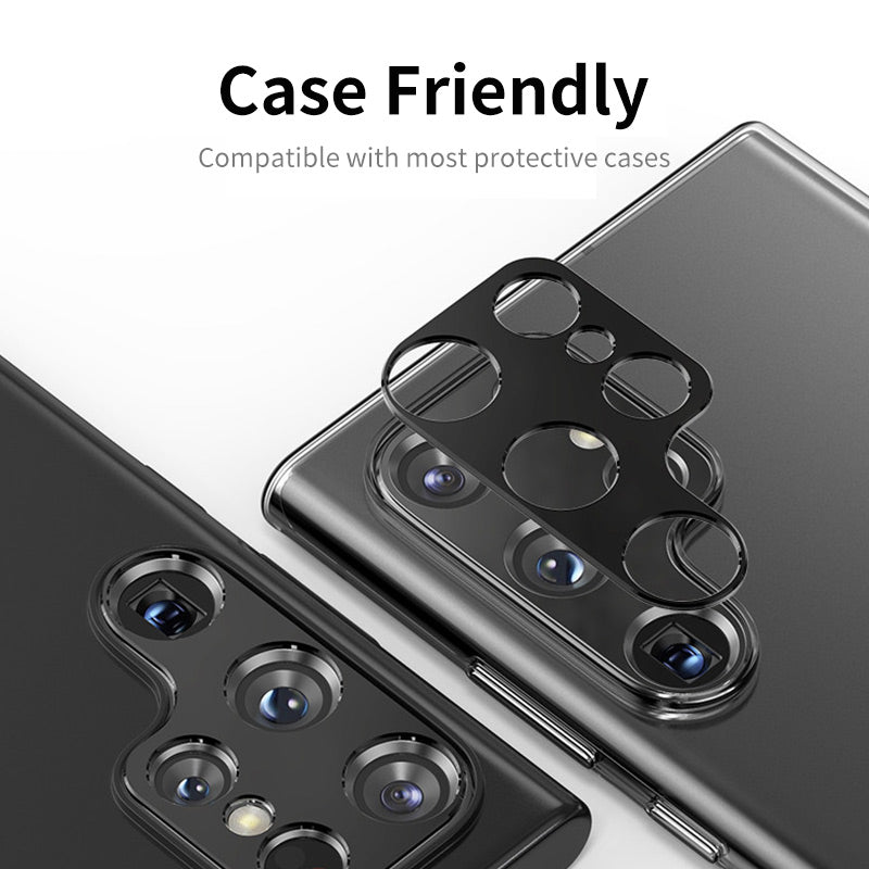 ENKAY HAT PRINCE Phone Rear Lens Cap For Samsung Galaxy S23+ / S23 , Aluminum Alloy Lens Protector Frame