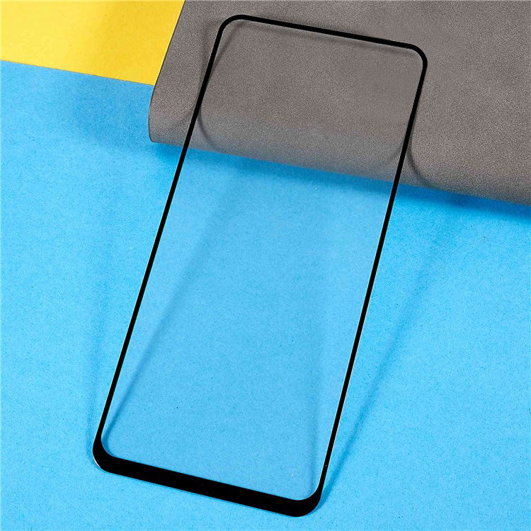 For Xiaomi Redmi Note 12S 4G Silk Printing Phone Full Screen Protector Black Edge Full Glue Tempered Glass Film