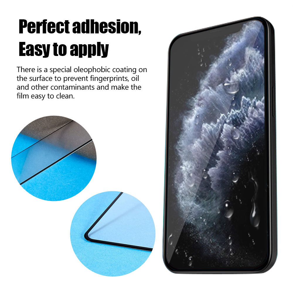 Screen Protector for Xiaomi Poco F5 Pro 5G / Redmi K60 5G / K60 Pro 5G Black Edge Silk Printing Full Glue Tempered Glass Film