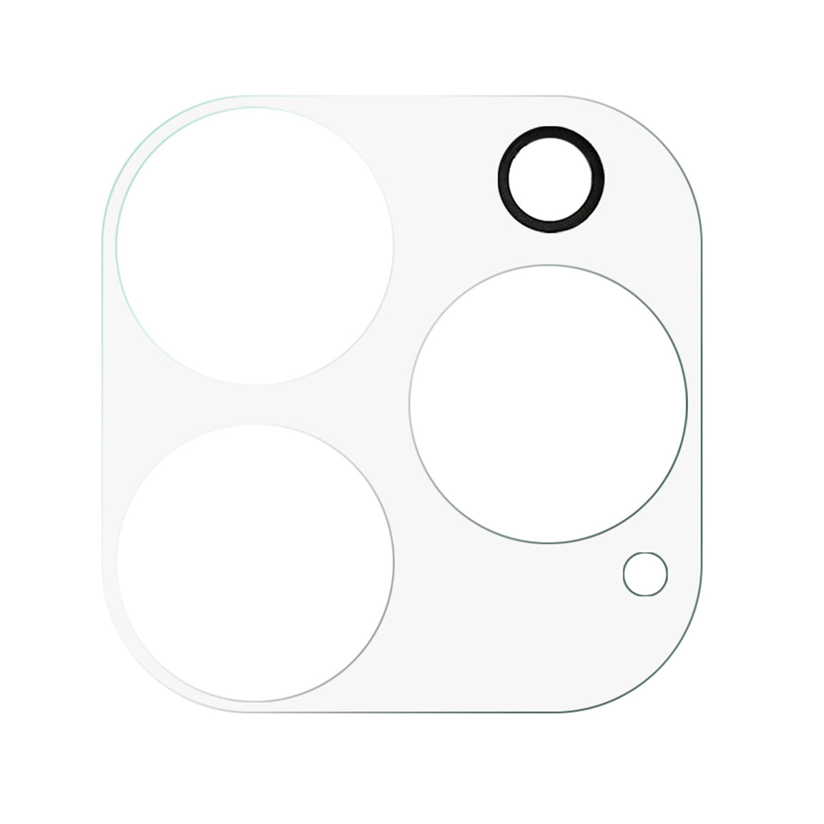 For iPhone 15 Pro Max Tempered Glass Camera Lens Protector Silk Printing Phone Lens Film with Bottom Plate