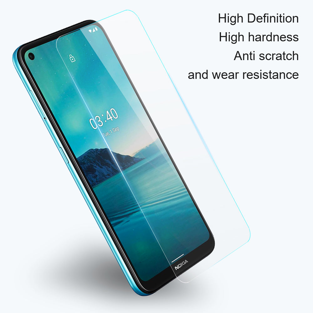 AMORUS Anti-explosion Screen Protector for Nokia G42 , 2.5D Arc Edge High Aluminum-silicon Glass Film