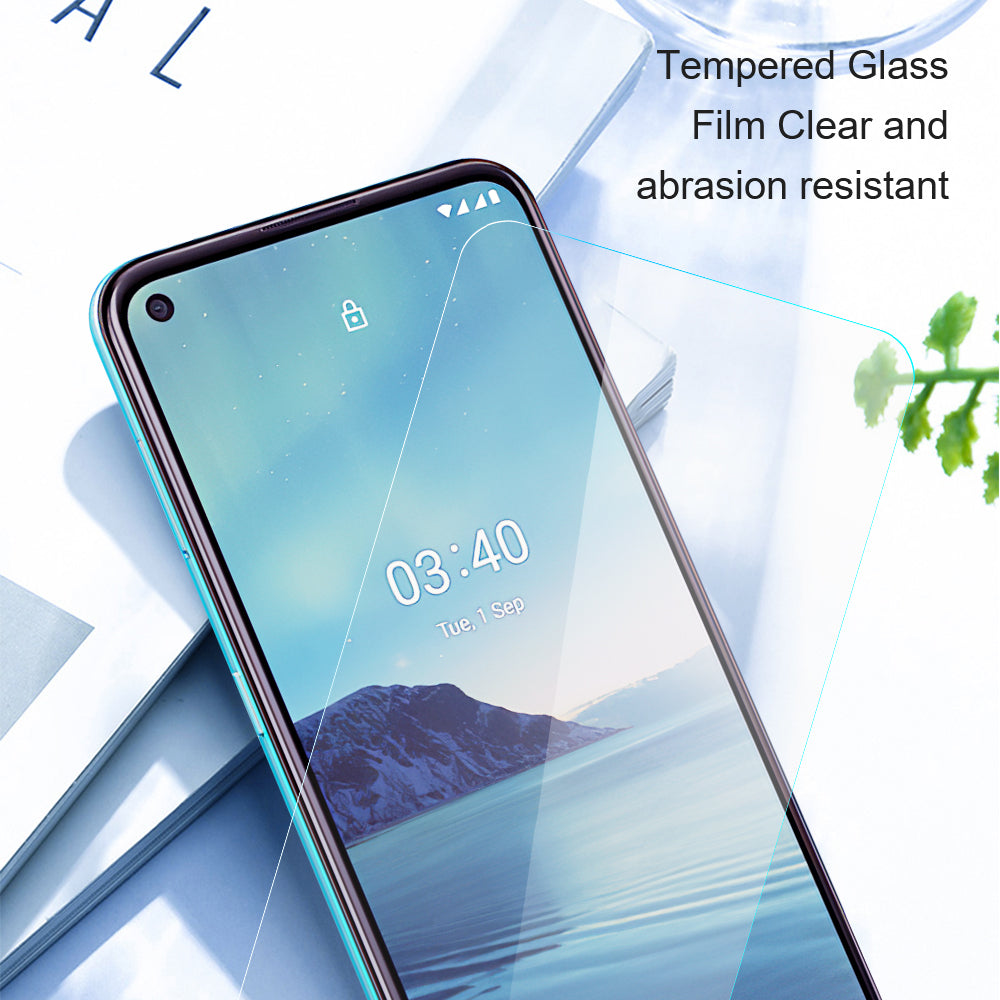 AMORUS Anti-explosion Screen Protector for Nokia G42 , 2.5D Arc Edge High Aluminum-silicon Glass Film