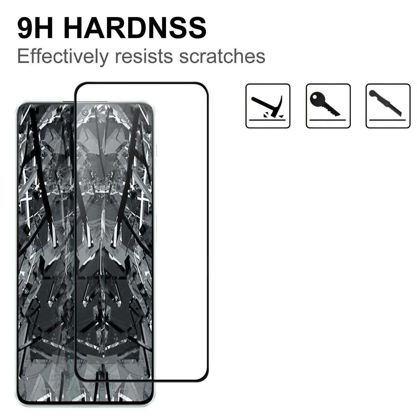 For OnePlus Nord 3 5G Super Clear Cell Phone Screen Protector Black Edge Full Glue AGC Glass Screen Covering Film