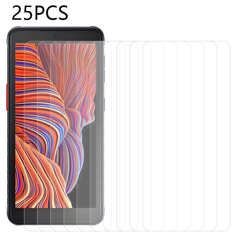 25PCS Ultra Clear Screen Protector for Samsung Galaxy Xcover 5 , Tempered Glass Phone Screen Film