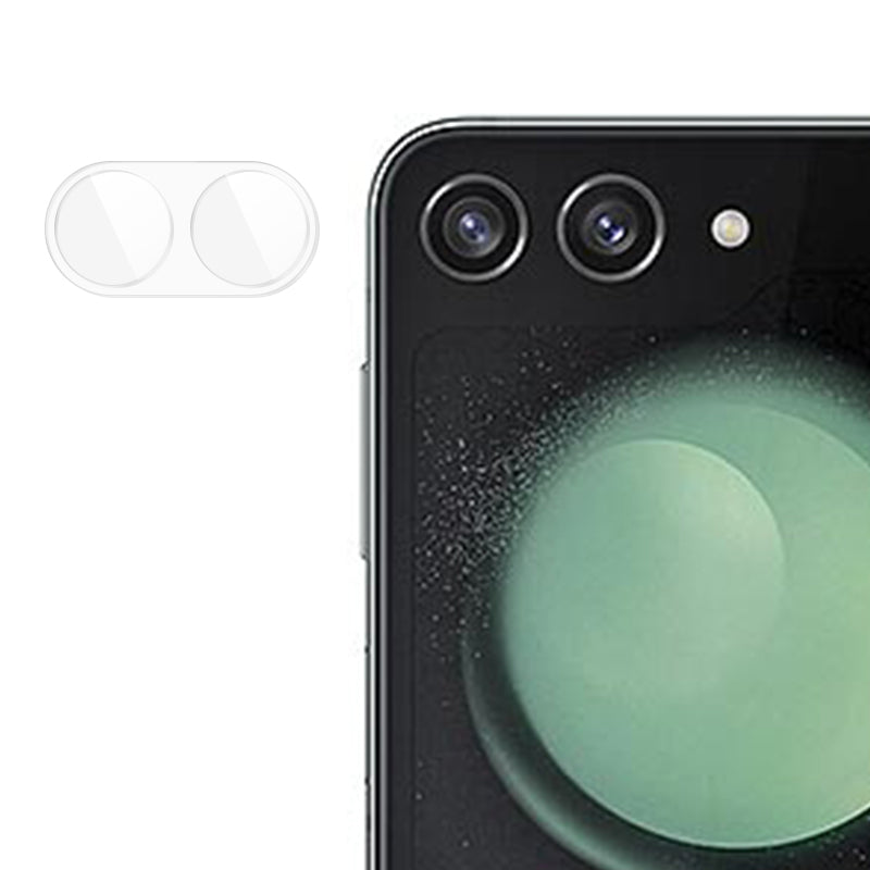 For Samsung Galaxy Z Flip5 5G Scratch-Proof Camera Lens Protector Ultra Clear Tempered Glass Lens Film