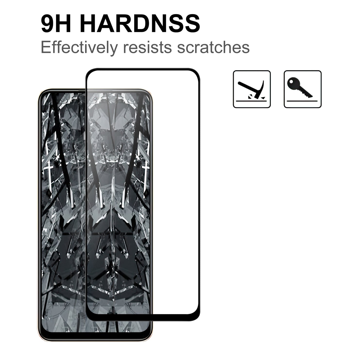 For Xiaomi Redmi Note 12R Pro 5G Black Edge Full Glue Phone Screen Film AGC Glass Screen Covering Protector