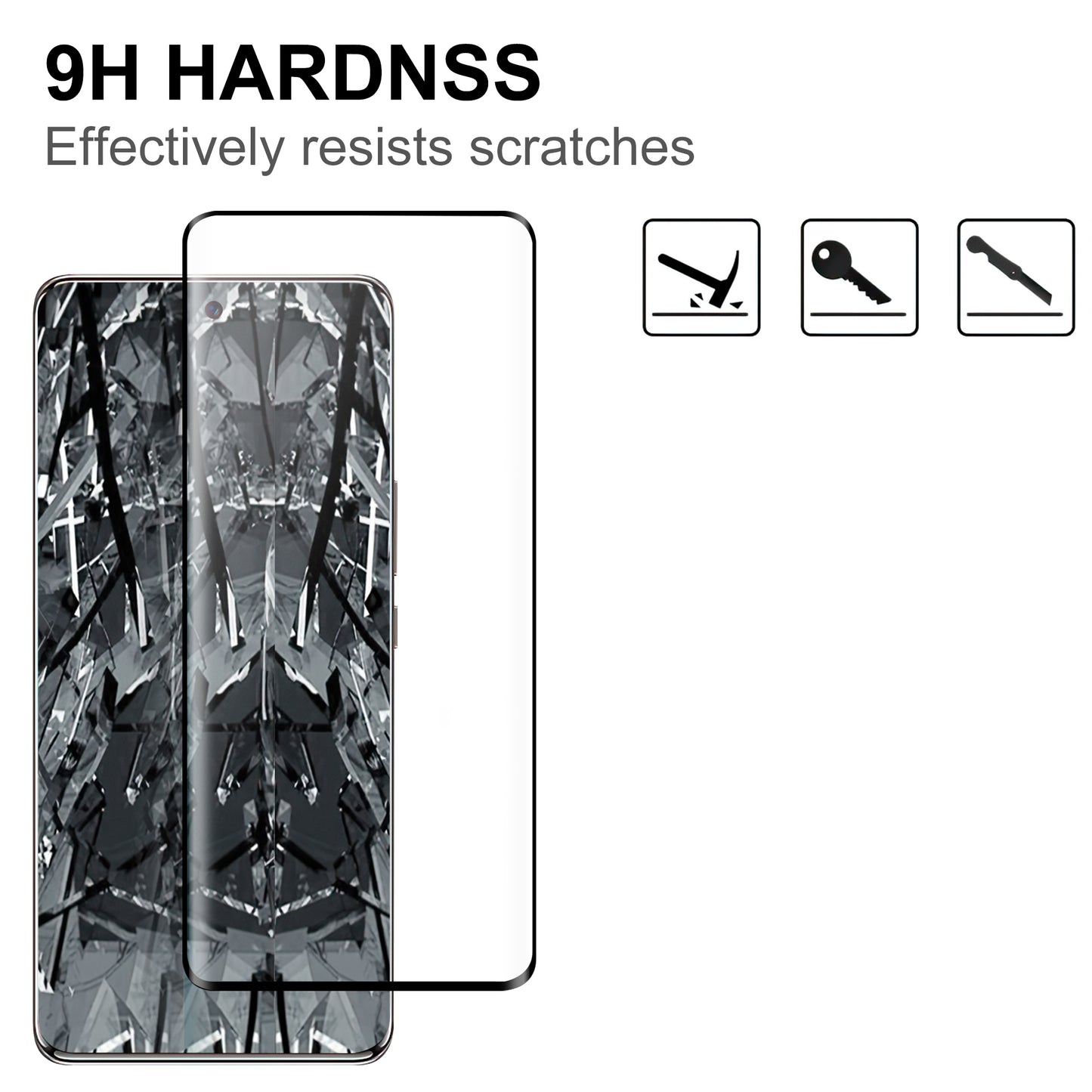 For Huawei Enjoy 60 Pro Full Glue Screen Protector Full Cover Anti-Scratch AGC Glass Black Edge Film