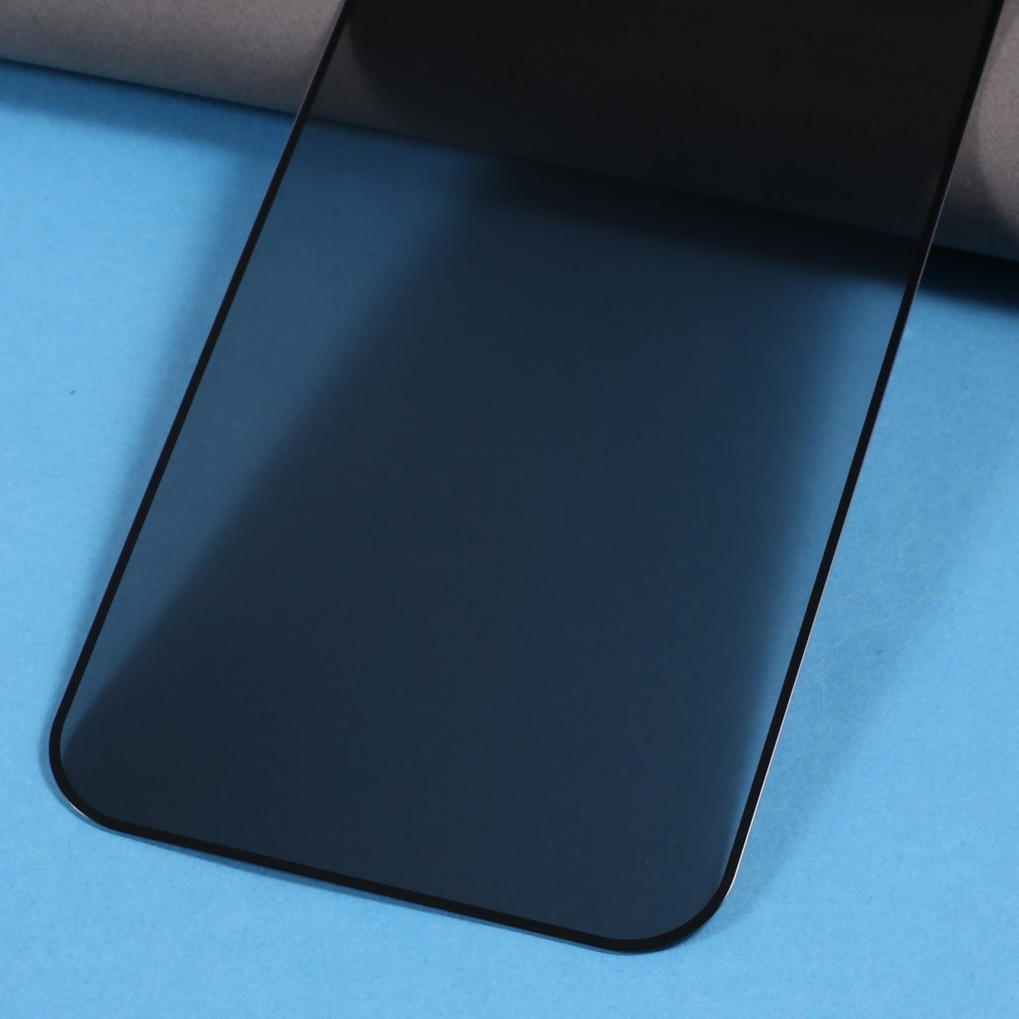 For iPhone 15 Privacy Screen Protector Silk Printing High Aluminium-silicon Glass Full Glue Full Coverage Anti-Spy Film
