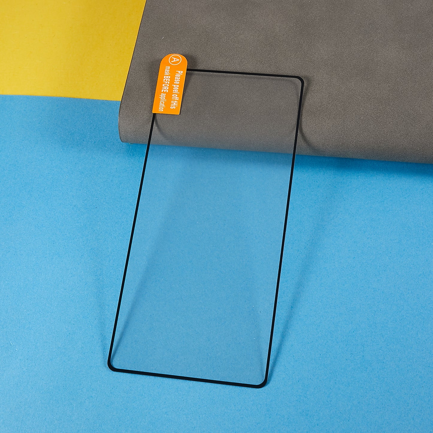 For Google Pixel 8 Silk Printing Black Edge Screen Protector Full Cover Full Glue HD Tempered Glass Film