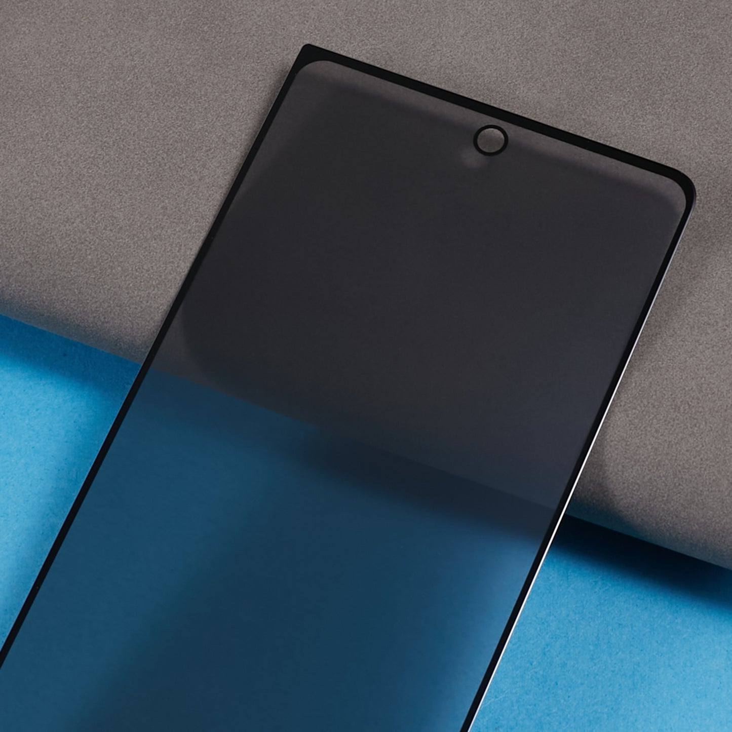 For Samsung Galaxy Z Fold5 5G Black Edge Screen Protector 180-Degree Anti-Spy Silk Printing Tempered Glass Film