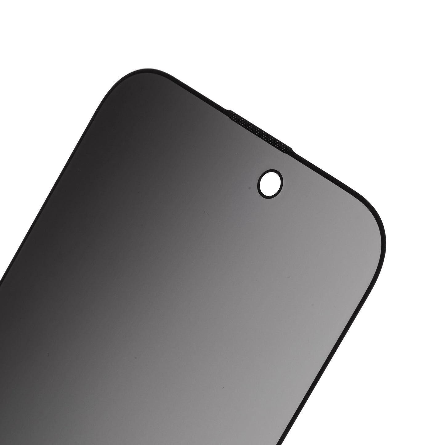 For iPhone 15 Full Glue 180 Degree Anti-Spy Tempered Glass Silk Printing Full Screen Protector Film