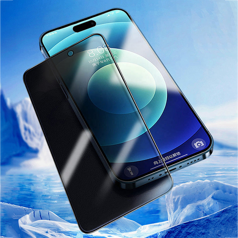 X-LEVEL For iPhone 15 / 14 Pro Tempered Glass Anti-spy Film Silk Printing 2.5D Full Glue Full Screen Protector