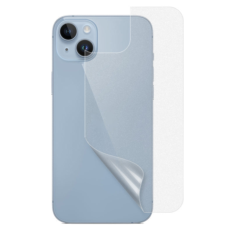 For iPhone 15 Phone Back Protector Anti-explosion Nano Matte Soft PET Back Film Cover