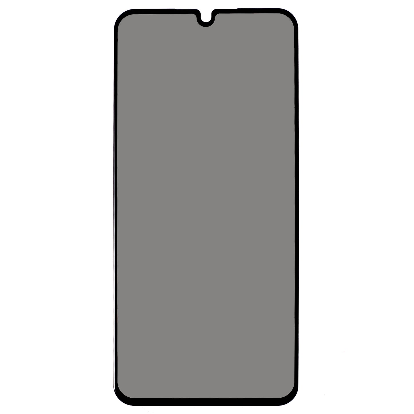 Anti-Spy Screen Protector for Samsung Galaxy A25 5G , Side Glue Full Coverage Silk Printing Tempered Glass Film