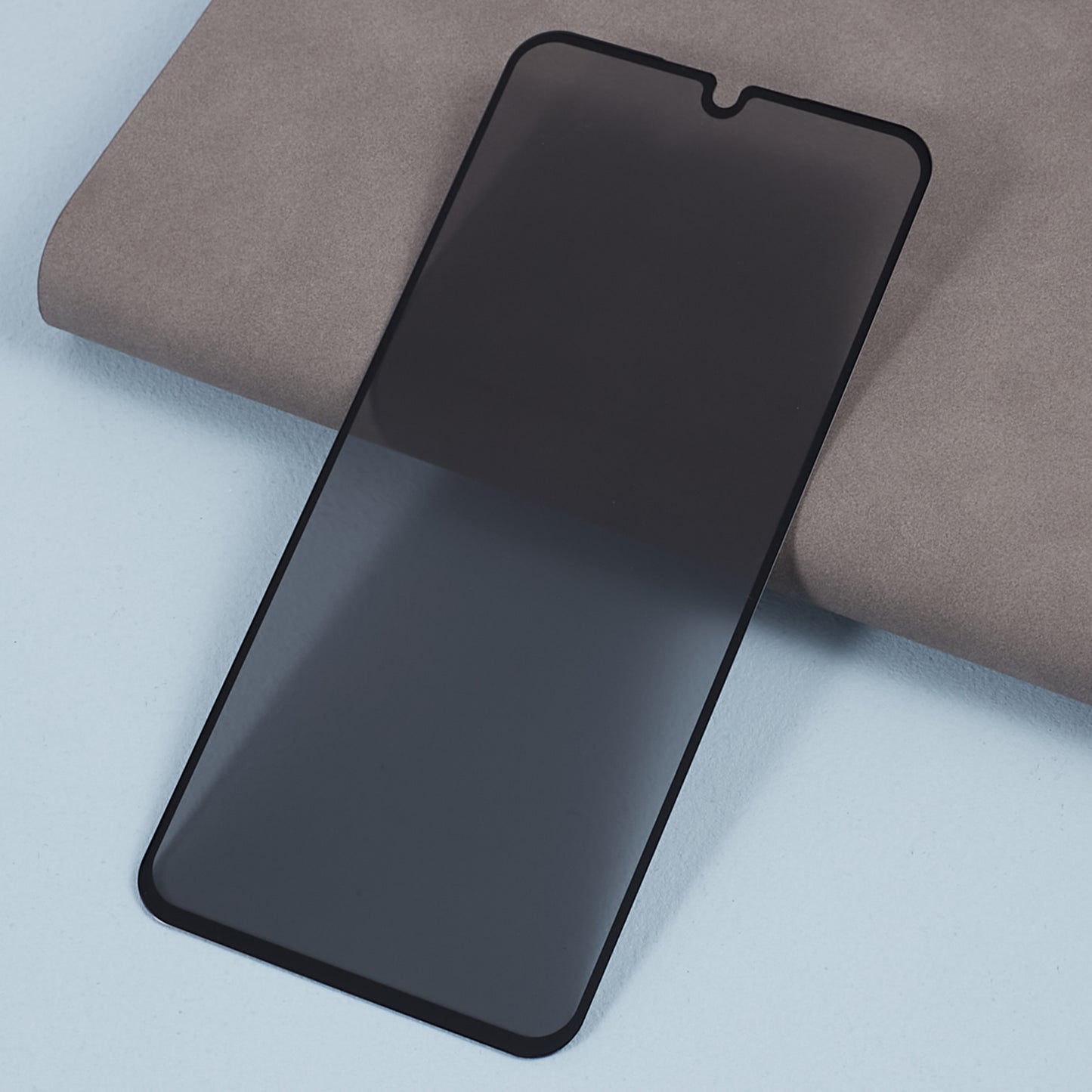 Anti-Spy Screen Protector for Samsung Galaxy A25 5G , Side Glue Full Coverage Silk Printing Tempered Glass Film