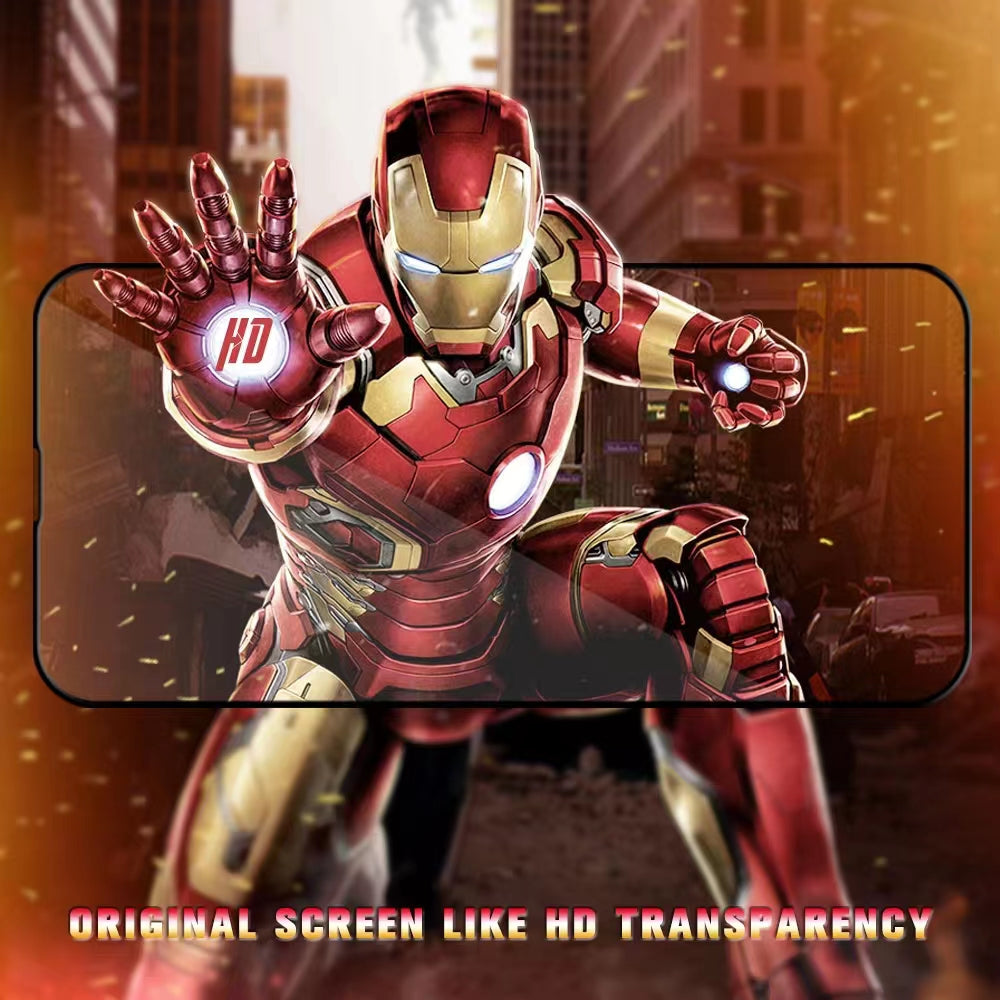 For iPhone 15 Full Coverage Matte Screen Protector Anti-Fingerprint Tempered Glass Film