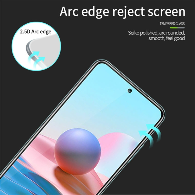 For Motorola Moto G84 5G Tempered Glass Film Full Cover Silk Printing Screen Protector (Full Glue)