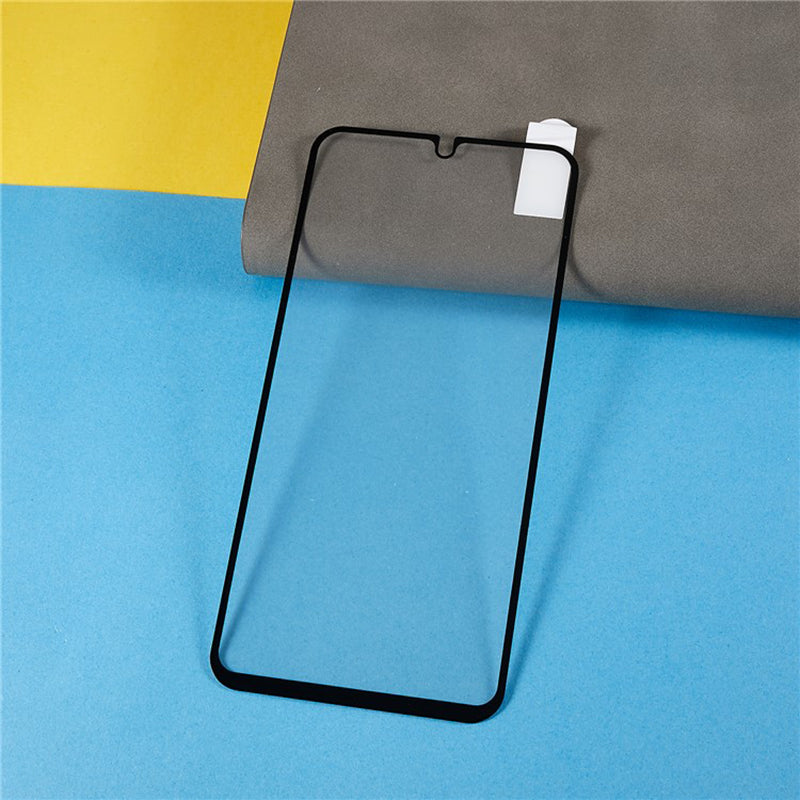 For Oppo A38 4G / A9 (2020) Black Edge Tempered Glass Film Silk Printing Full Glue Full Screen Protector