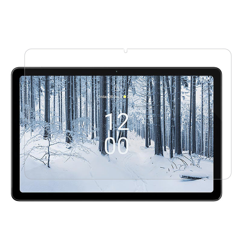 Straight Edge Tempered Glass Film for Nokia T21 , Full Cover Scratch Resistant 0.3PM HD Clear Screen Protector