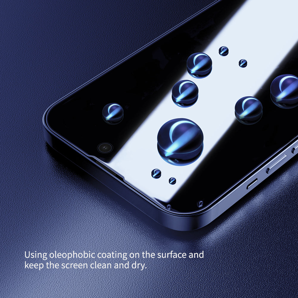 NILLKIN For iPhone 15 Anti-peep Screen Protector Anti-scratch AGC Glass Full Screen Film
