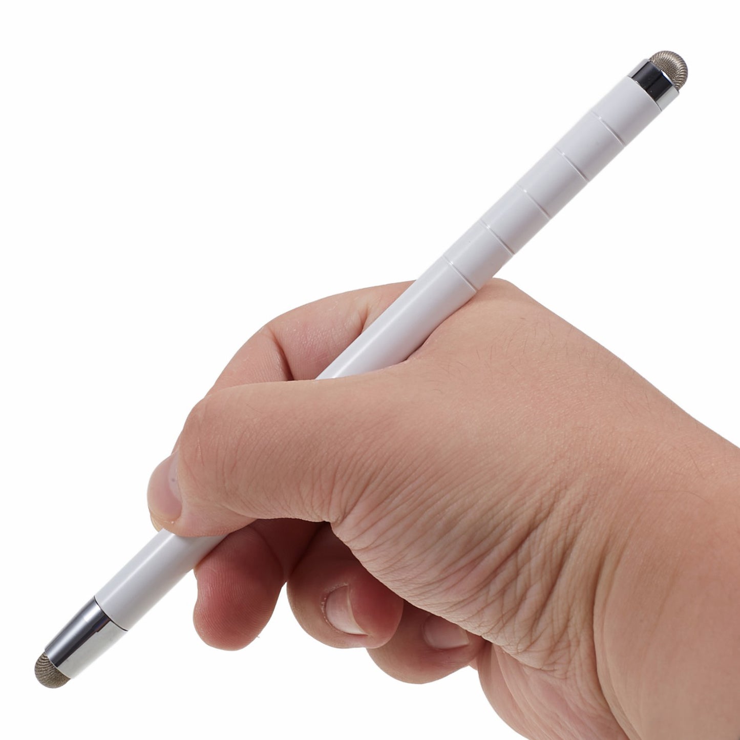 Dual Tips Retractable Passive Stylus Screen Touch Pen for Smooth Writing, Drawing