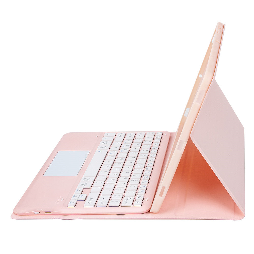 A810B-A For Samsung Galaxy Tab S9+ X810 / X816 / X818 Detachable Bluetooth Keyboard Case with Touchpad, Protective Tablet Case