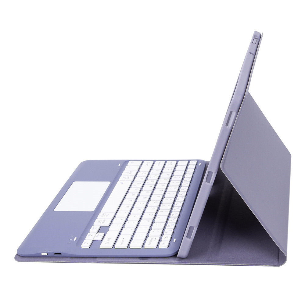 A810B-A For Samsung Galaxy Tab S9+ X810 / X816 / X818 Detachable Bluetooth Keyboard Case with Touchpad, Protective Tablet Case