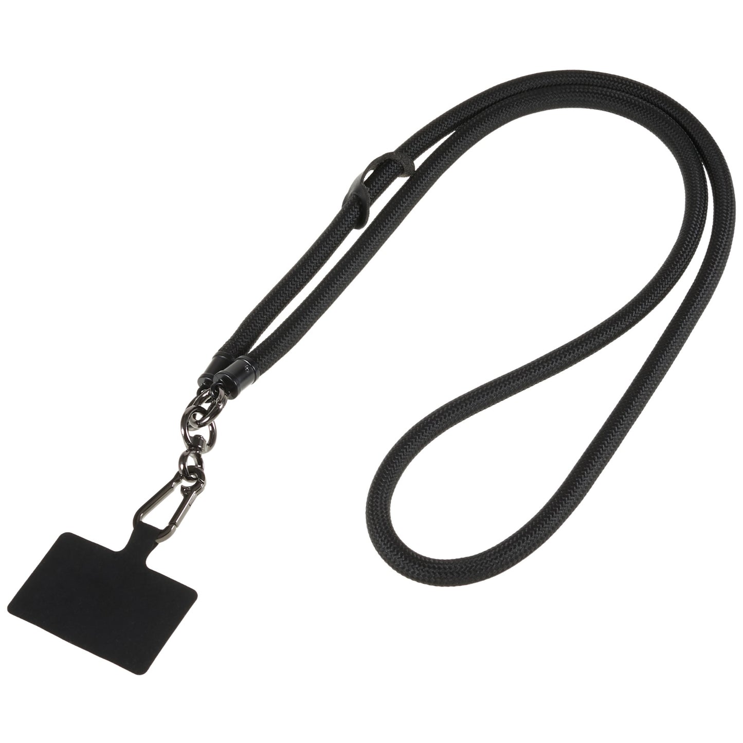 1.2m Thicken Mobile Phone Neck Shoulder Strap Anti-lost Phone Round Lanyard with Tether Tab