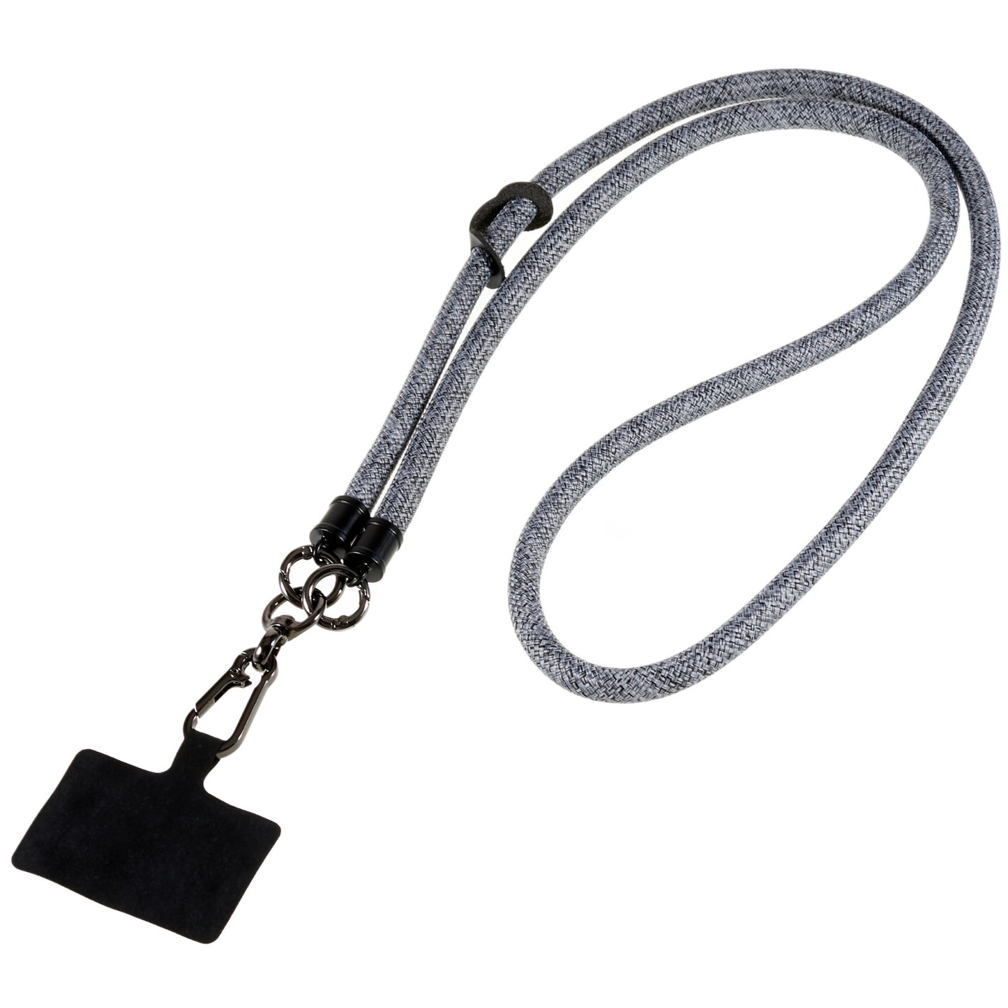 1.2m Thicken Mobile Phone Neck Shoulder Strap Anti-lost Phone Round Lanyard with Tether Tab