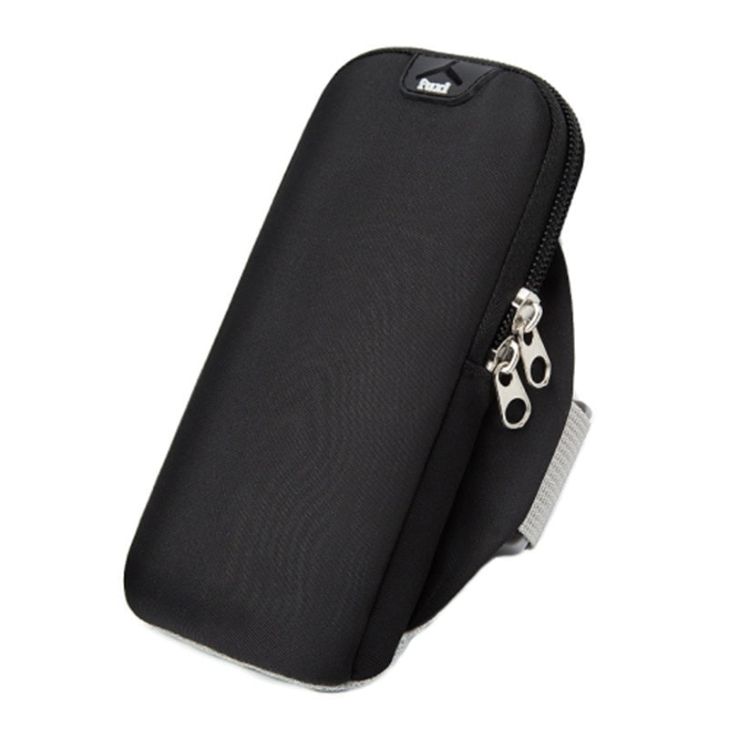 For Cell Phone Below 6.5-inch Armband Pouch Sports Running Oxford Fabric Phone Bag, 18*9cm