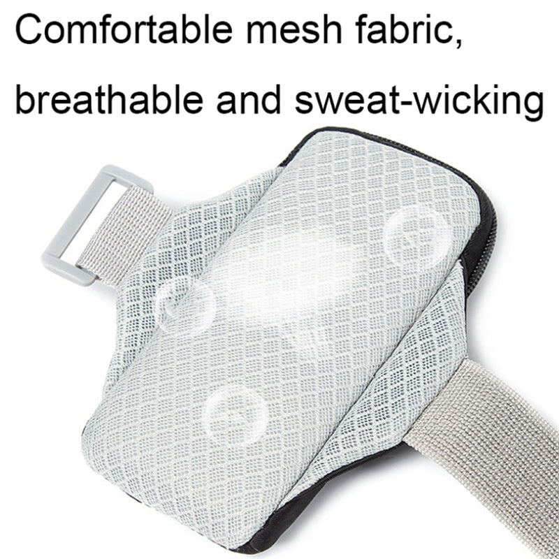 For Cell Phone Below 6.5-inch Armband Pouch Sports Running Oxford Fabric Phone Bag, 18*9cm