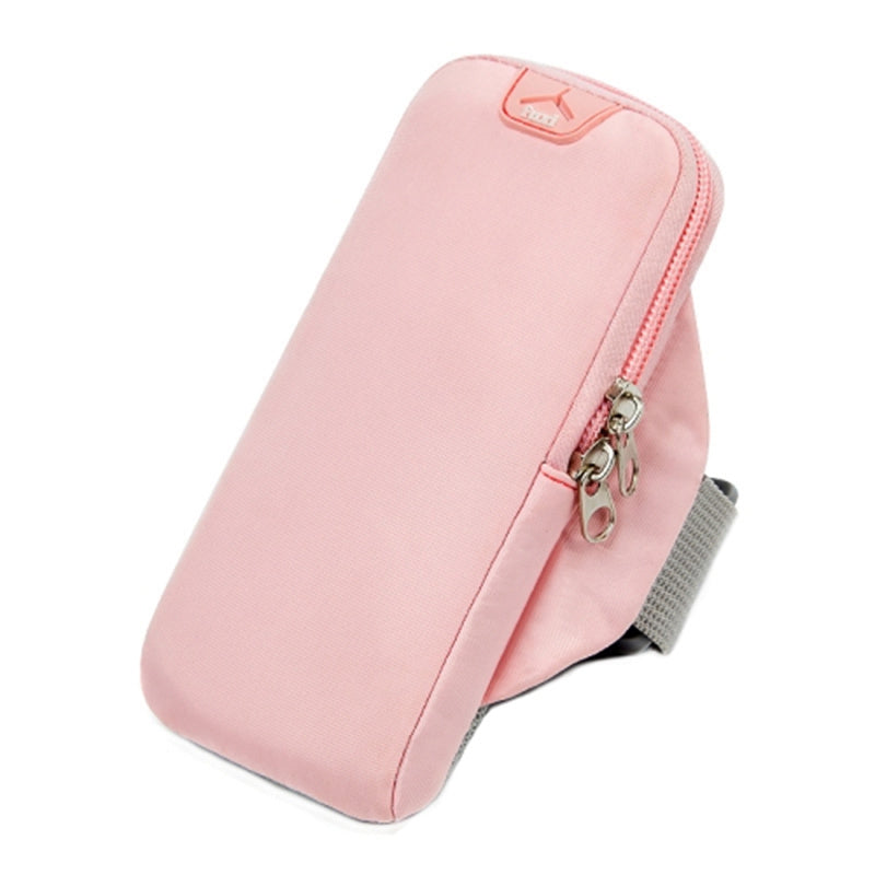 For Cell Phone Below 6.5-inch Armband Pouch Sports Running Oxford Fabric Phone Bag, 18*9cm