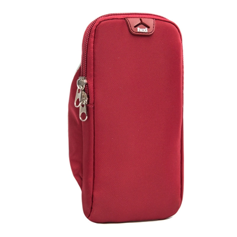 For Cell Phone Below 6.5-inch Armband Pouch Sports Running Oxford Fabric Phone Bag, 18*9cm