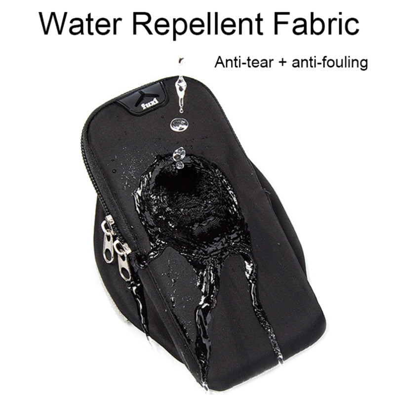 For Cell Phone Below 6.5-inch Armband Pouch Sports Running Oxford Fabric Phone Bag, 18*9cm